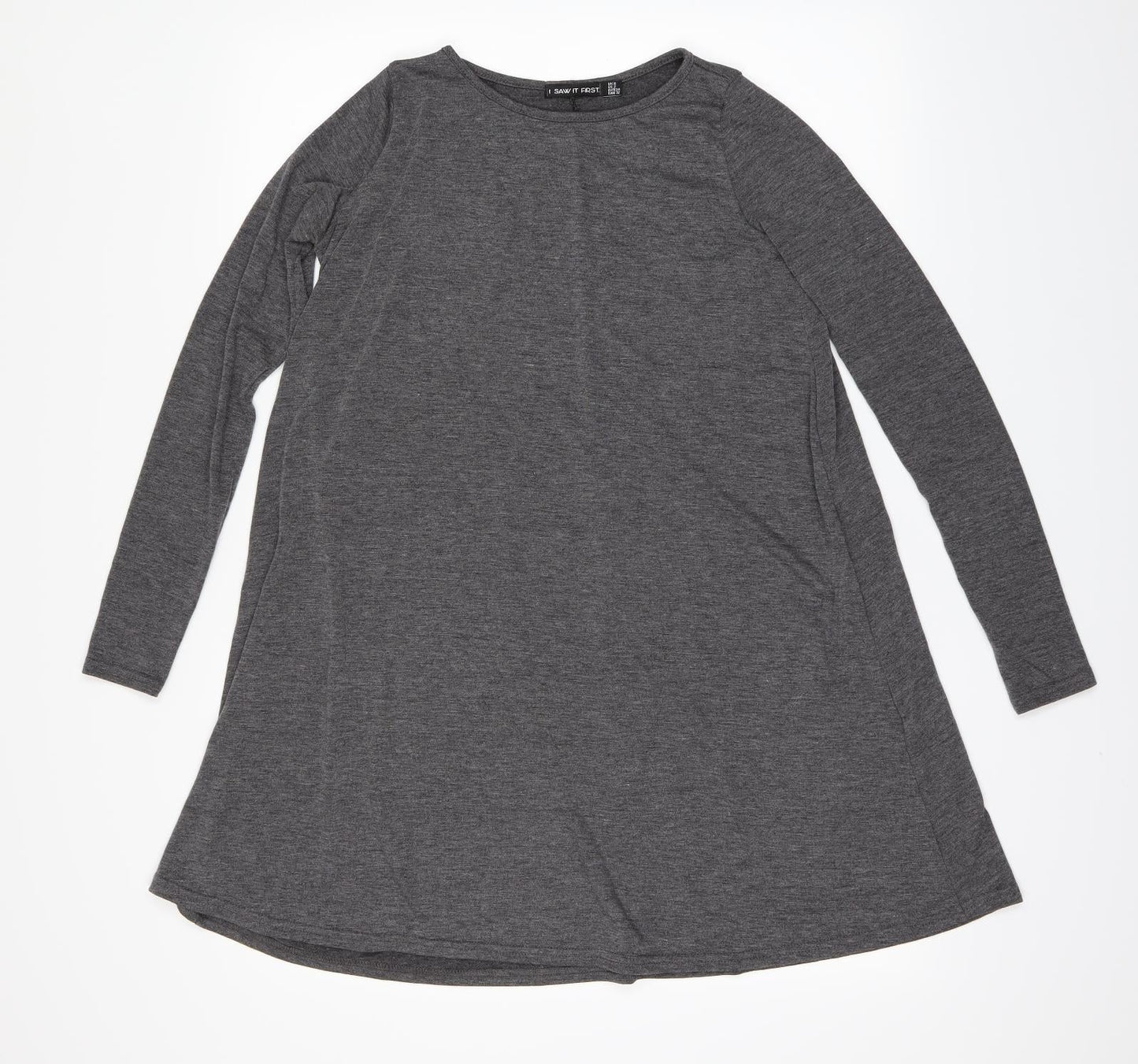 I SAW IT FIRST Womens Grey   Basic Blouse Size 6