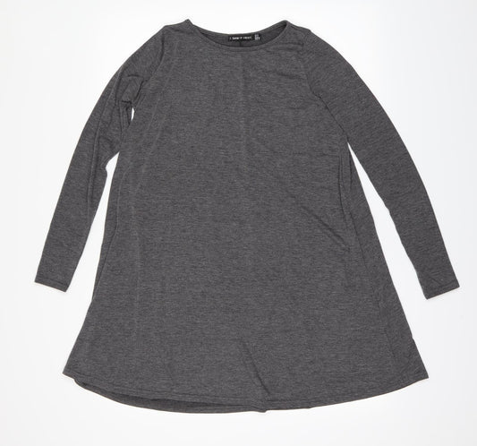 I SAW IT FIRST Womens Grey   Basic Blouse Size 6