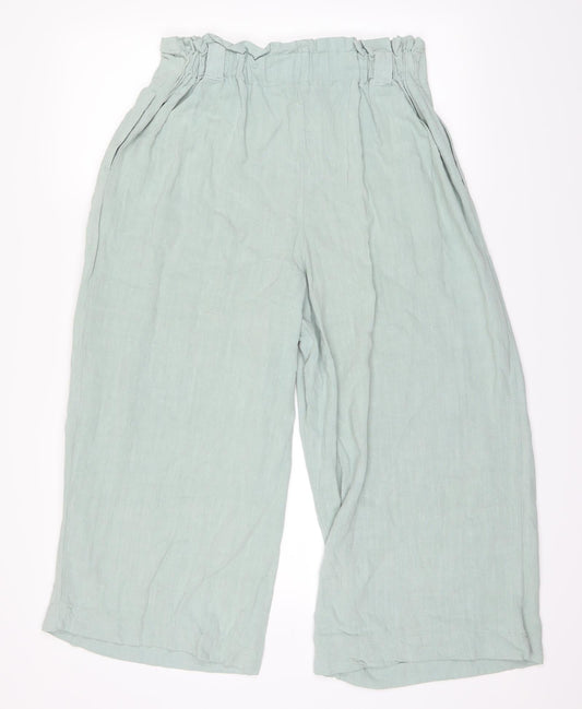 New Look Womens Green   Trousers  Size 12 L24 in