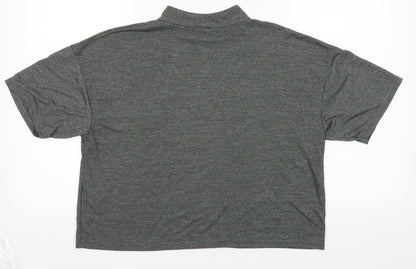 Light before Dark Womens Grey   Basic Blouse Size XS