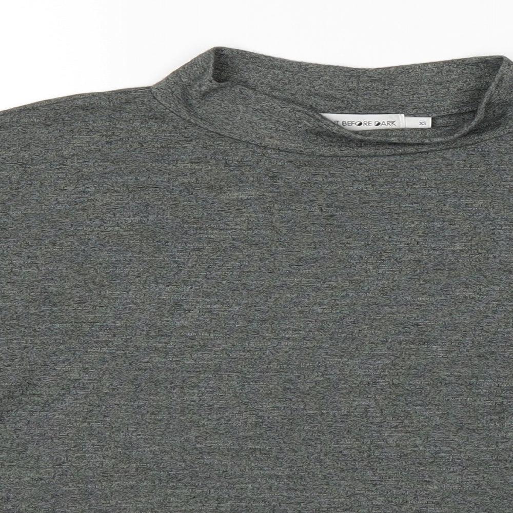 Light before Dark Womens Grey   Basic Blouse Size XS