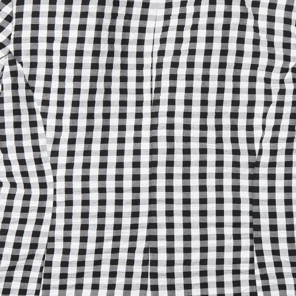 George Womens Black Check  Jacket  Size 8