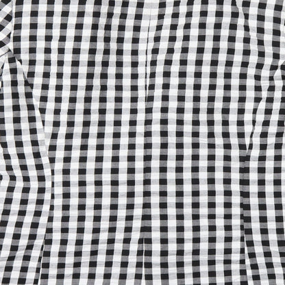 George Womens Black Check  Jacket  Size 8
