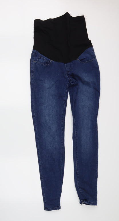 Blooming Marvellous Womens Blue  Denim Skinny Jeans Size 10 L30 in