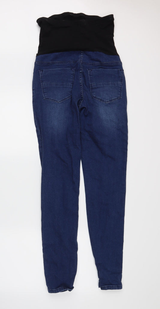 Blooming Marvellous Womens Blue  Denim Skinny Jeans Size 10 L30 in