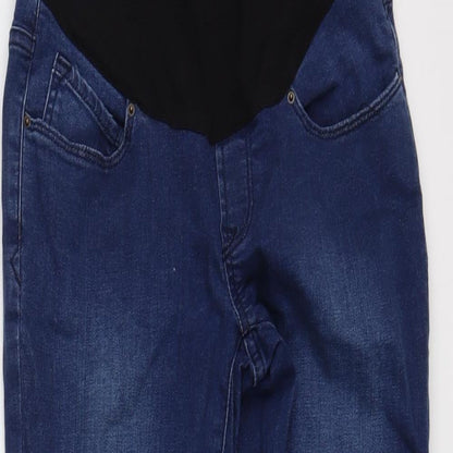 Blooming Marvellous Womens Blue  Denim Skinny Jeans Size 10 L30 in