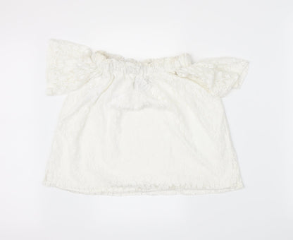 Atmosphere Womens White   Basic T-Shirt Size 8