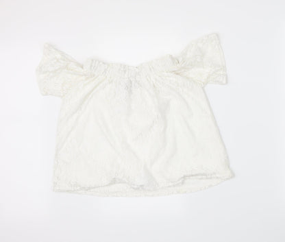 Atmosphere Womens White   Basic T-Shirt Size 8