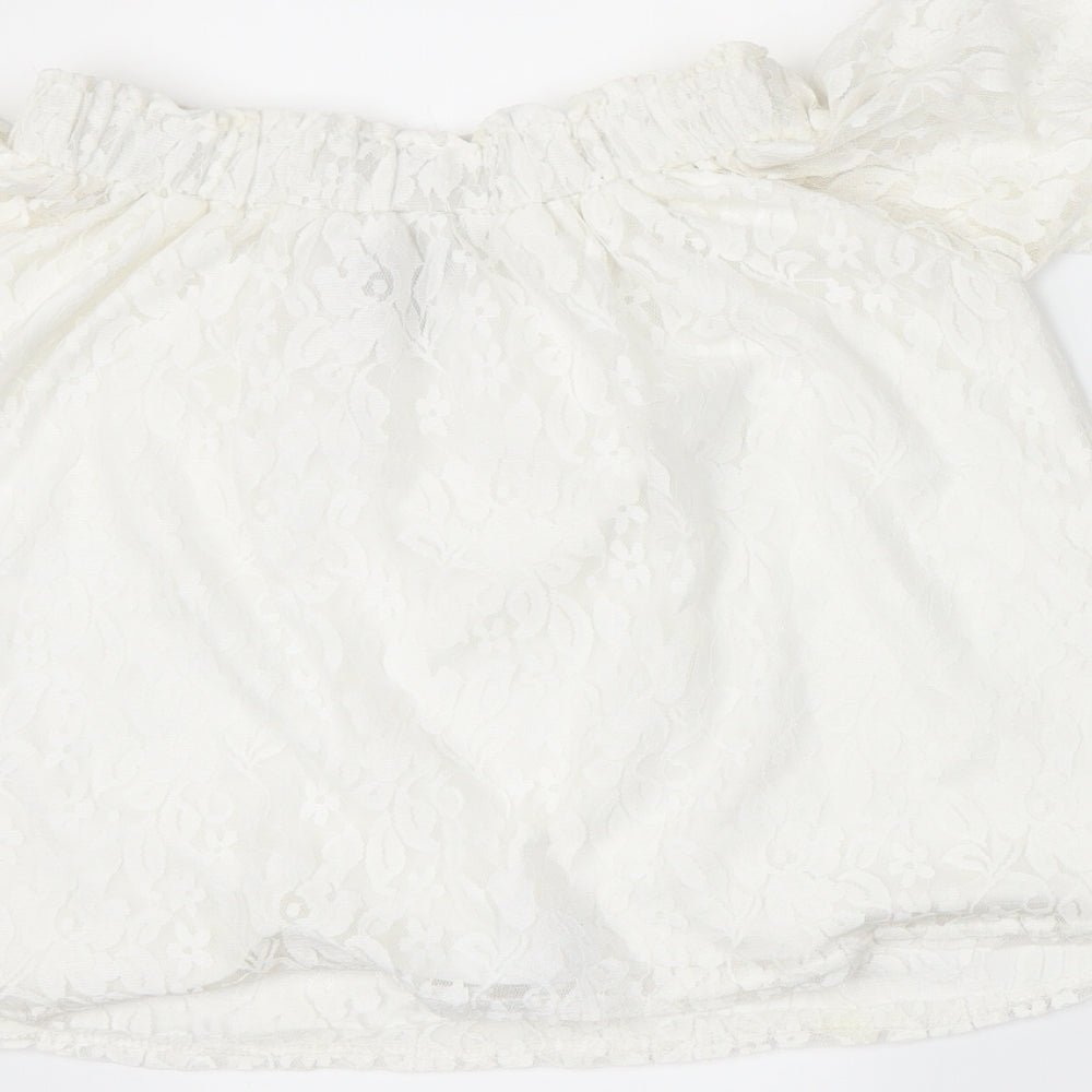 Atmosphere Womens White   Basic T-Shirt Size 8