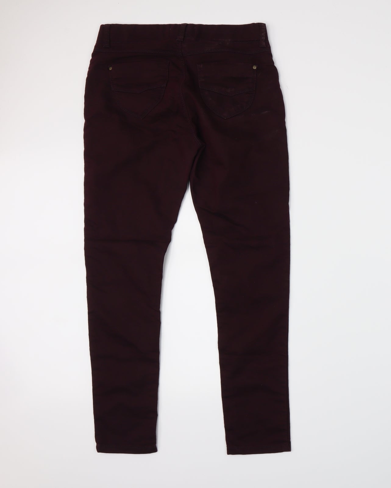 Dorothy Perkins Womens Red  Denim Skinny Jeans Size 10 L28 in