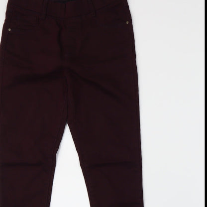 Dorothy Perkins Womens Red  Denim Skinny Jeans Size 10 L28 in