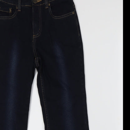 Cherokee Womens Blue  Denim Straight Jeans Size 10 L22 in