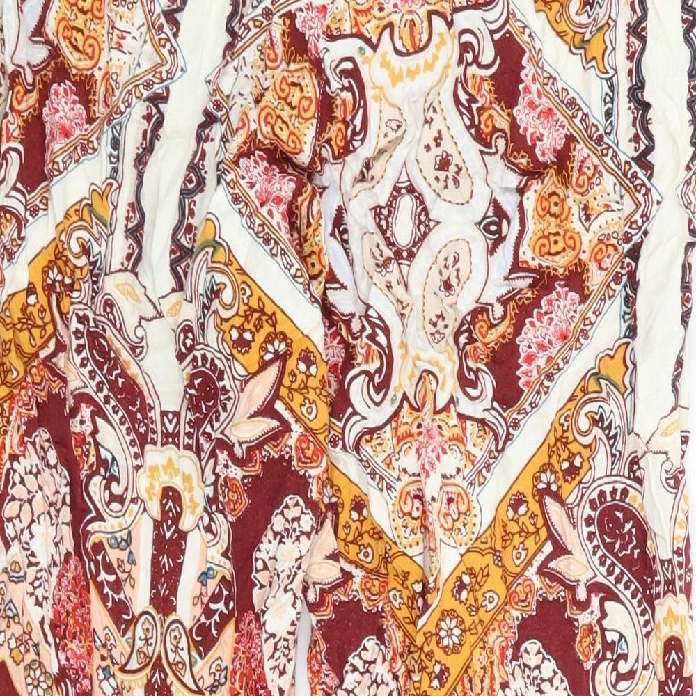 River Island Womens Multicoloured Floral  Chino Shorts Size 10