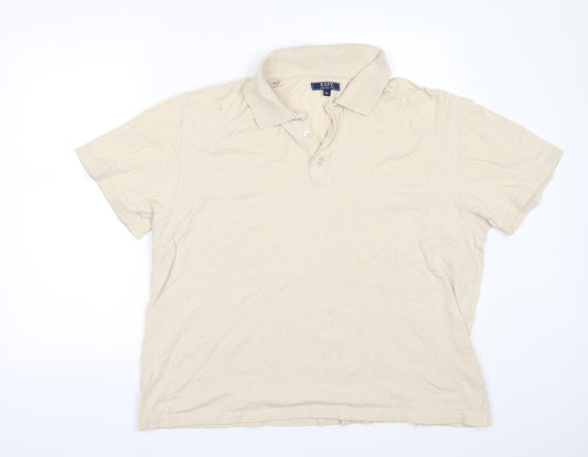 Easy Mens Beige    Polo Size XL