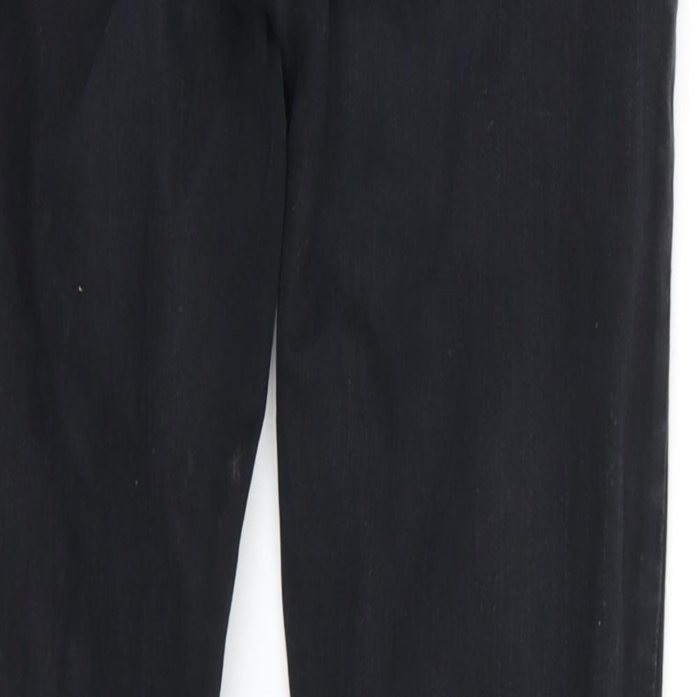 Topshop Womens Black  Denim Skinny Jeans  L25 in - Jamie