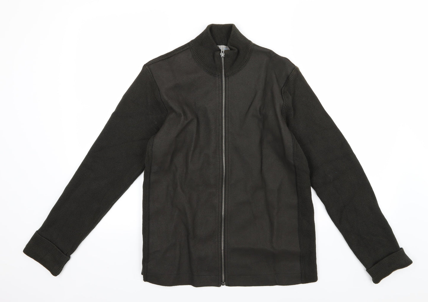 Linea Womens Grey  Knit Jacket  Size S