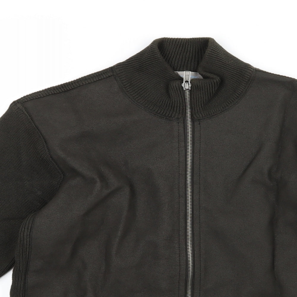 Linea Womens Grey  Knit Jacket  Size S