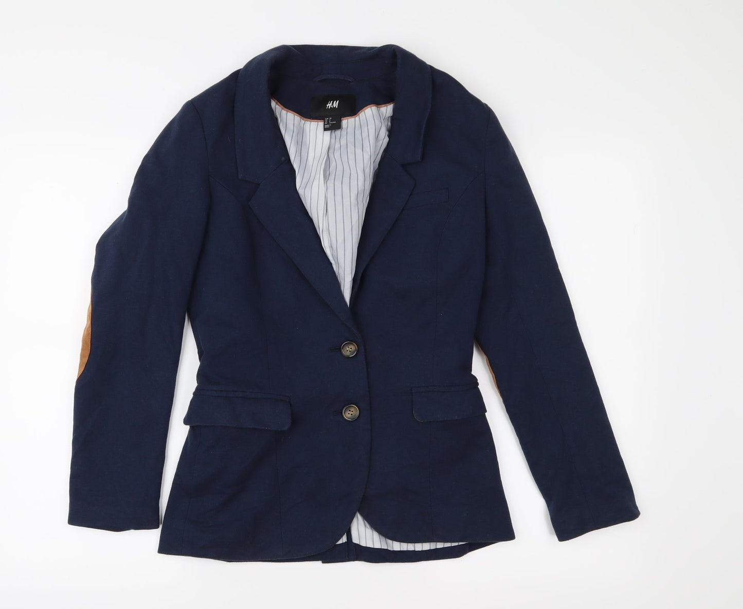 H&M Womens Blue   Jacket Sport Coat Size 10