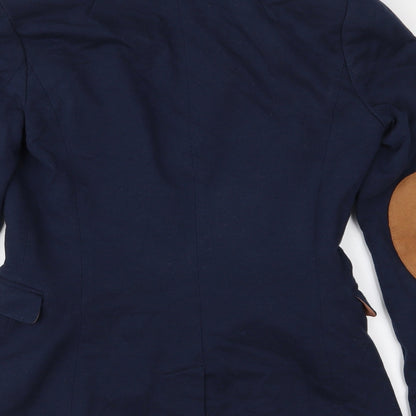 H&M Womens Blue   Jacket Sport Coat Size 10