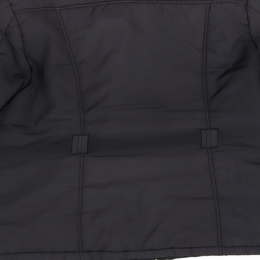 Papaya Womens Black   Jacket Coat Size 14