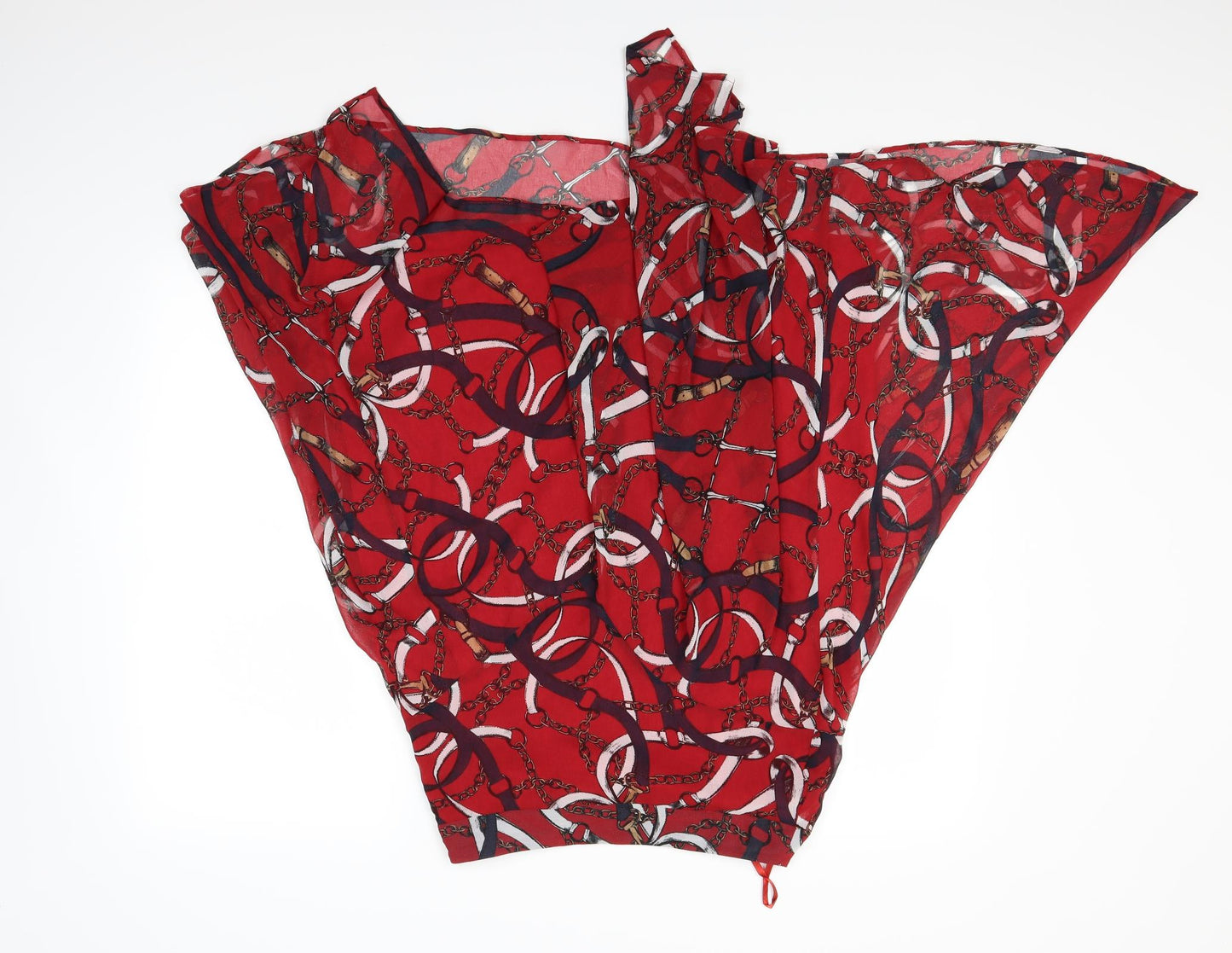 Marks and Spencer Womens Red   Flare Skirt Size 8