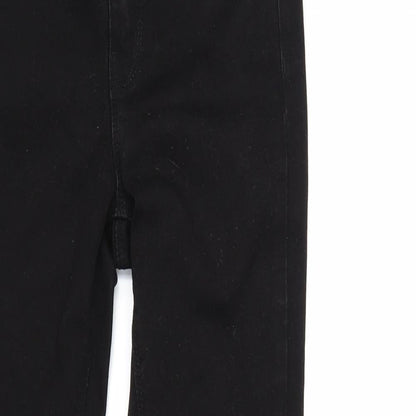 Denim & Co. Womens Black  Denim Skinny Jeans Size 6 L25 in