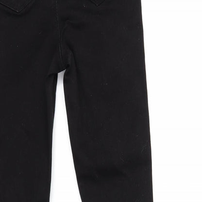 Denim & Co. Womens Black  Denim Skinny Jeans Size 6 L25 in