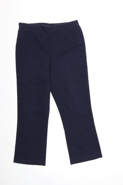 Berkertex Womens Blue   Trousers  Size 10 L32 in