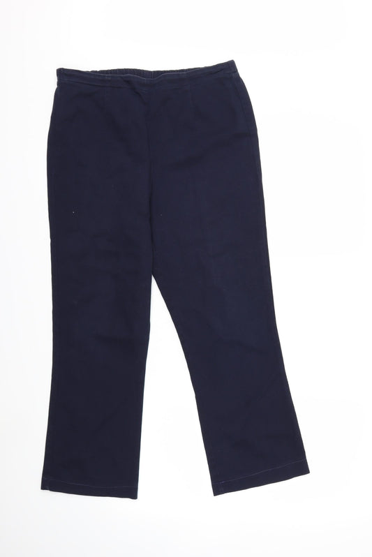 Berkertex Womens Blue   Trousers  Size 10 L32 in