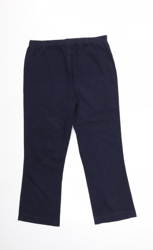 Berkertex Womens Blue   Trousers  Size 10 L32 in