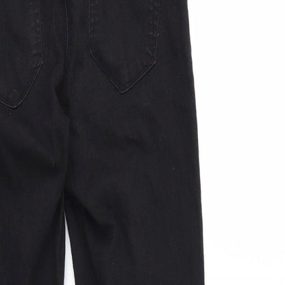 Denim & Co. Womens Black  Denim Skinny Jeans Size 10 L28 in