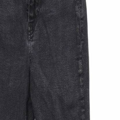 Denim & Co. Womens Black  Denim Skinny Jeans Size 6 L26 in