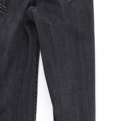 Denim & Co. Womens Black  Denim Skinny Jeans Size 6 L26 in