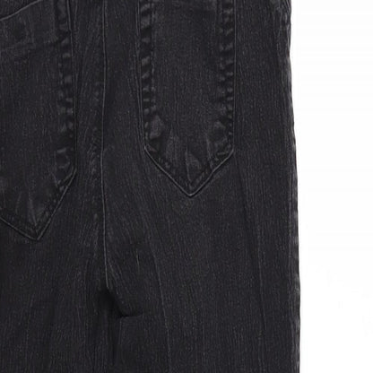 Denim & Co. Womens Black  Denim Skinny Jeans Size 14 L25 in