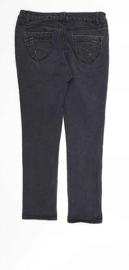 24/7 Womens Blue   Skinny Jeans Size 12 L30 in