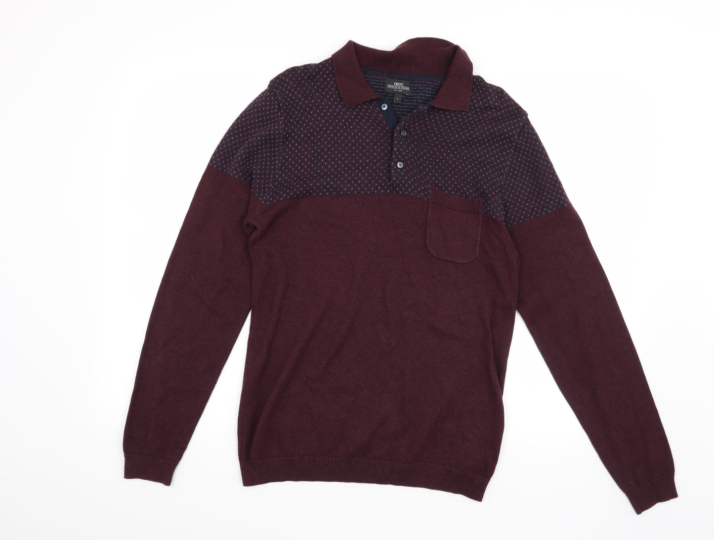 NEXT Mens Red   Pullover Jumper Size S