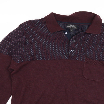 NEXT Mens Red   Pullover Jumper Size S