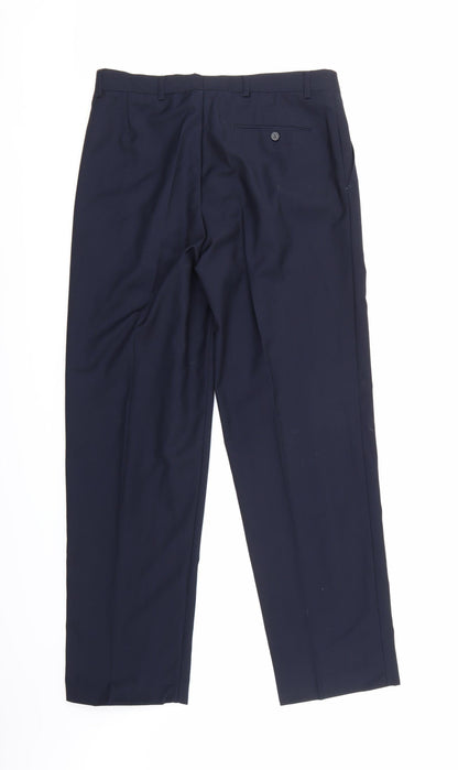 Aqua Mens Blue   Trousers   L29 in