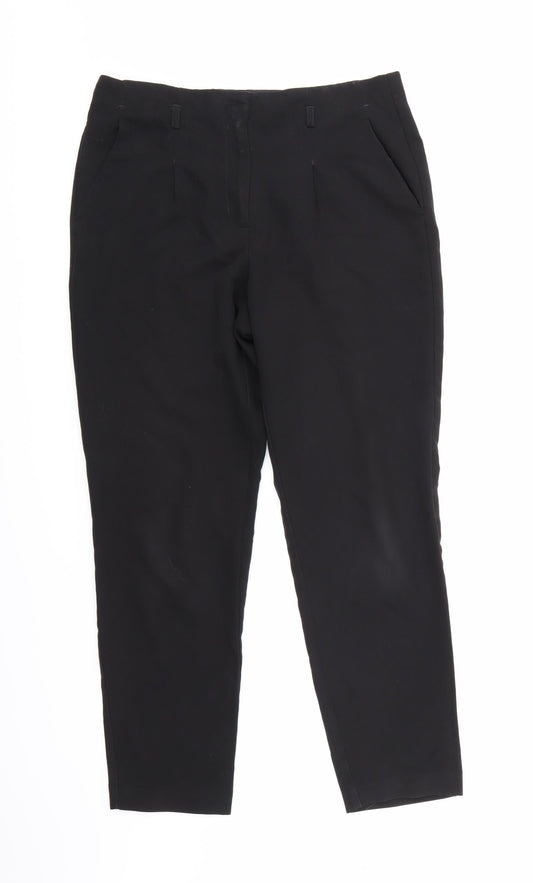 NEXT Womens Black   Trousers  Size 10 L26 in