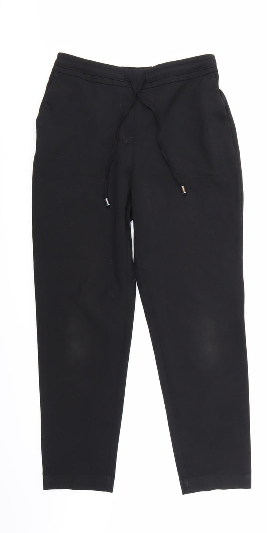 NEXT Womens Black   Trousers  Size 10 L27 in