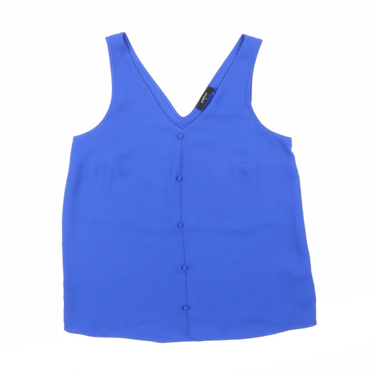 Papaya Womens Blue   Basic Tank Size 8