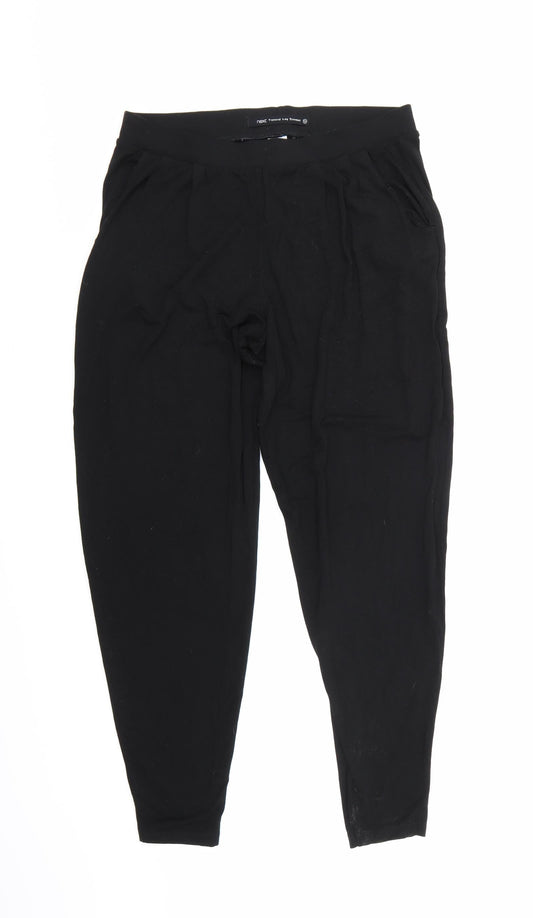 NEXT Womens Black   Trousers  Size 12 L26 in