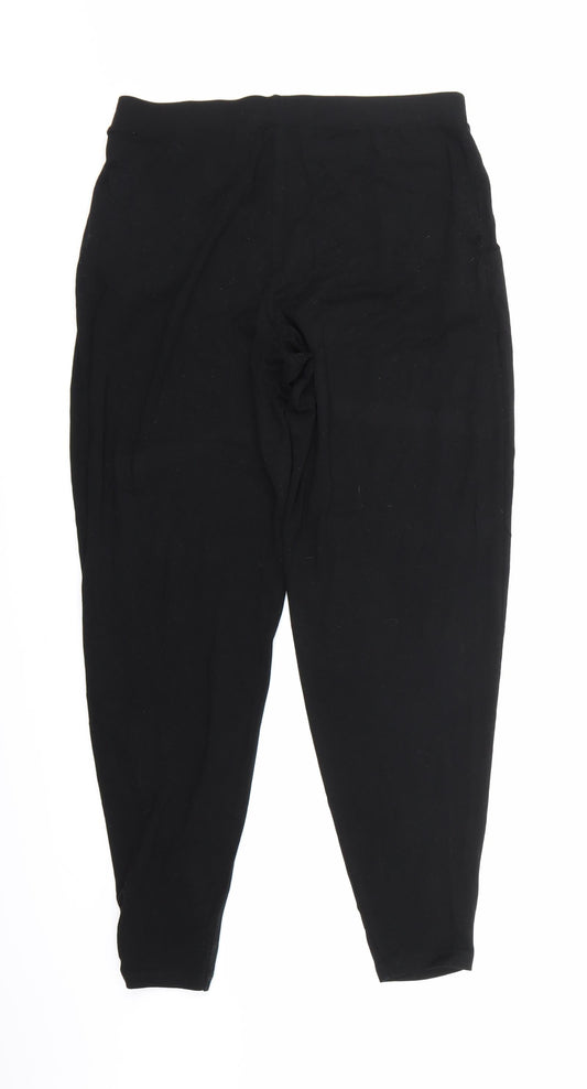 NEXT Womens Black   Trousers  Size 12 L26 in