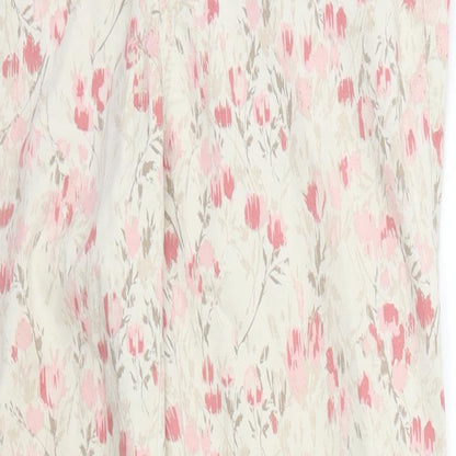 Gap Womens Beige Floral  Capri Trousers Size 4 L26 in