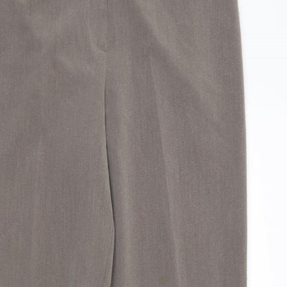 Mia Moda Womens Grey   Trousers  Size 12 L30 in