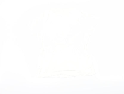 Bonmarché Womens White Floral  Basic T-Shirt Size M