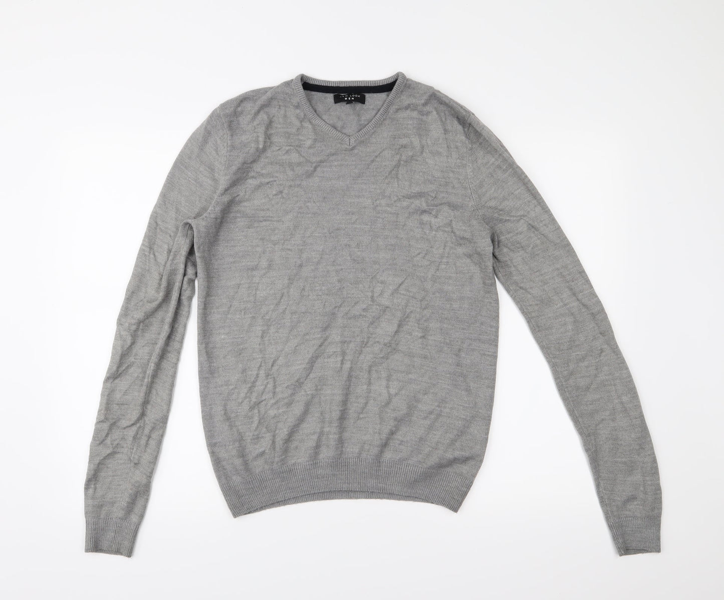 New Look Mens Grey   Pullover Jumper Size S