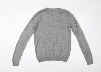 New Look Mens Grey   Pullover Jumper Size S