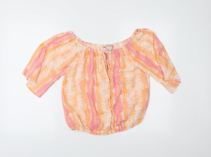 F&F Womens Orange   Basic Blouse Size 12