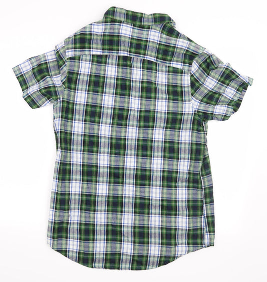 Topman Mens Green    Button-Up Size M